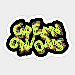 Green Onions Sticker
